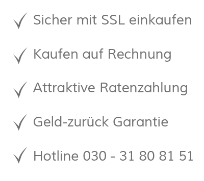 Ihre Vorteile bei Japanwelt: Sicher mit SSL, Kauf auf Rechnung, Ratenzahlung, Geld-zurück-Garantie, einfach erreichbar