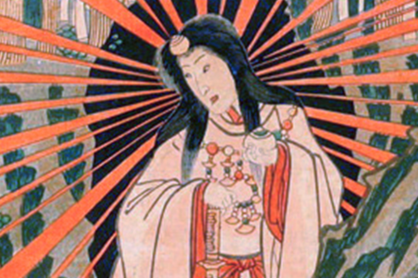 Japanische Sonnengöttin – Kami Shinto