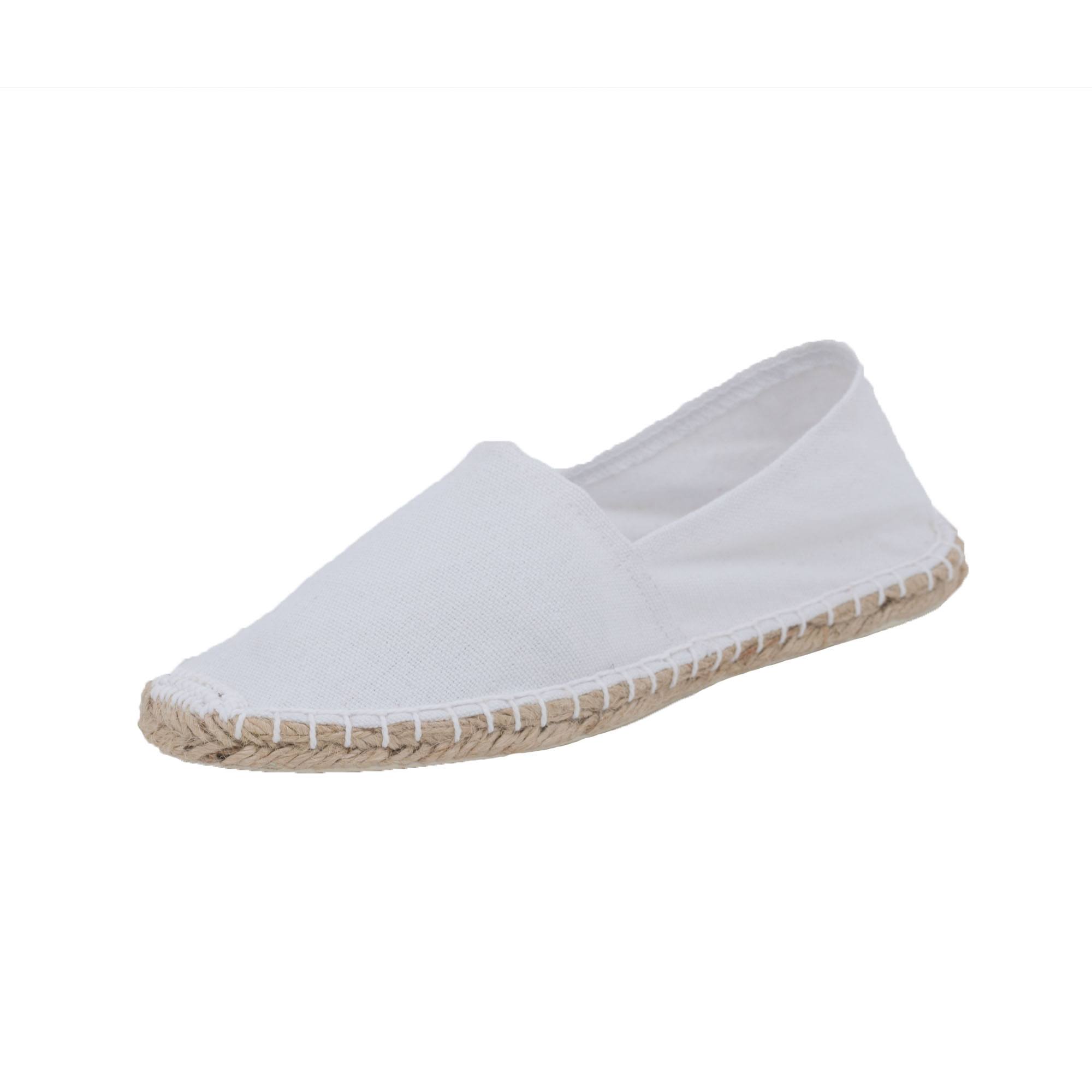 Rode datum Perforeren Sportschool Espadrilles Unicolor Canvas Damen und Herren Leinen Slipper