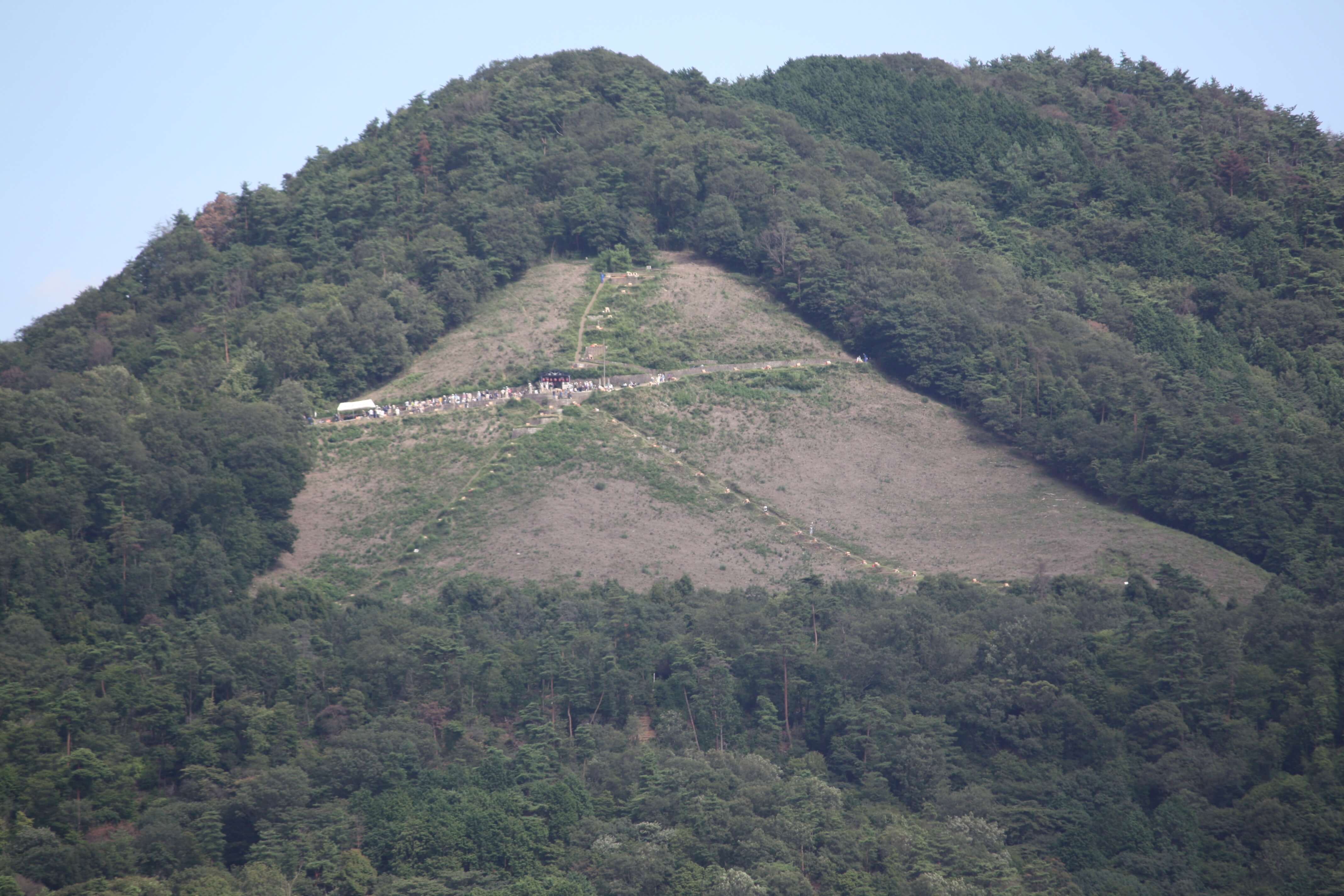 Kyoto Feuerfunken im Nachthimmel