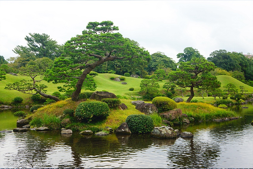 Suizenji-Garten in Kumamoto