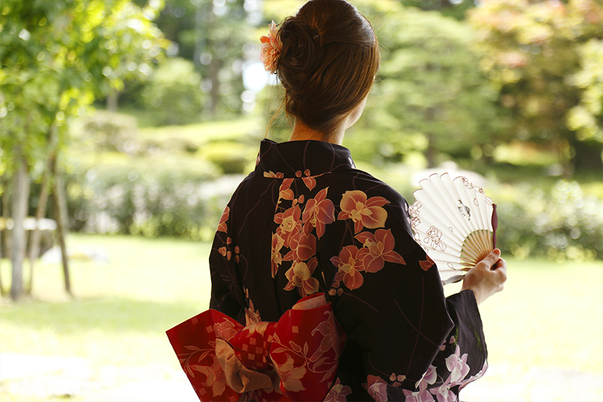 Japanisch Damen Traditionell Yukata Kimono Obi Sandalen 3pcs Set Japan 01 Traube 
