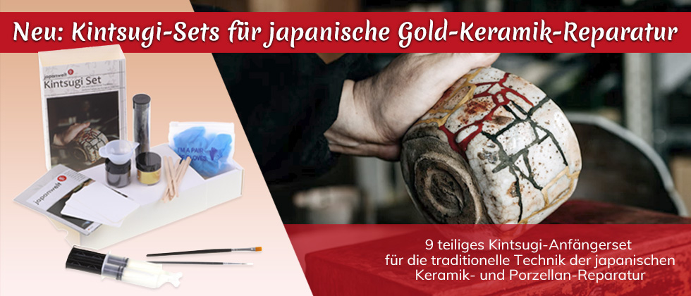 Kintsugi Set japanische Gold Keramik und Porzellan Reparatur