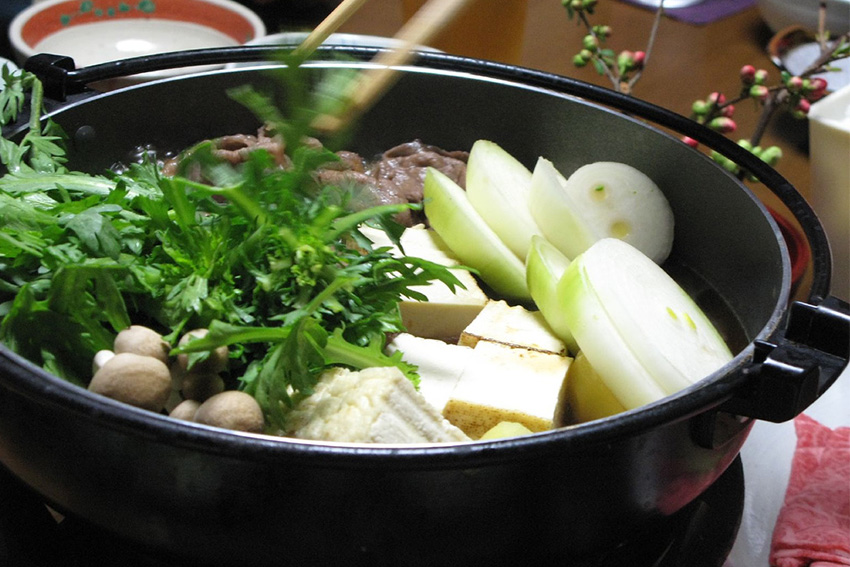 Chanko-Nabe Tokio Essen gehen Sumo