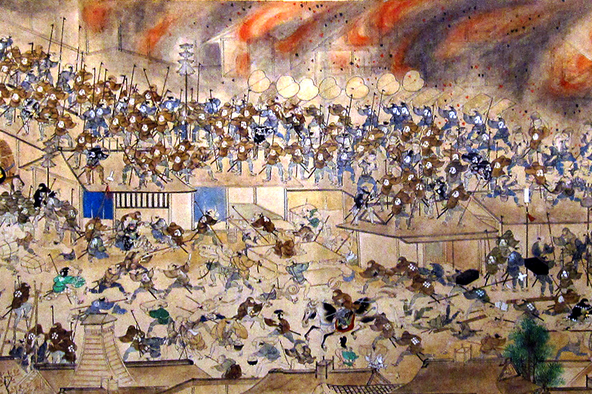 Großer Brand von Meireki 1657 – über 100000 Tote und Zerstörung weiter Teile Edos