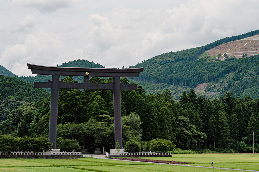 Grösstes japanisches Tor - Torii in Japan, Wakakyama Otorii