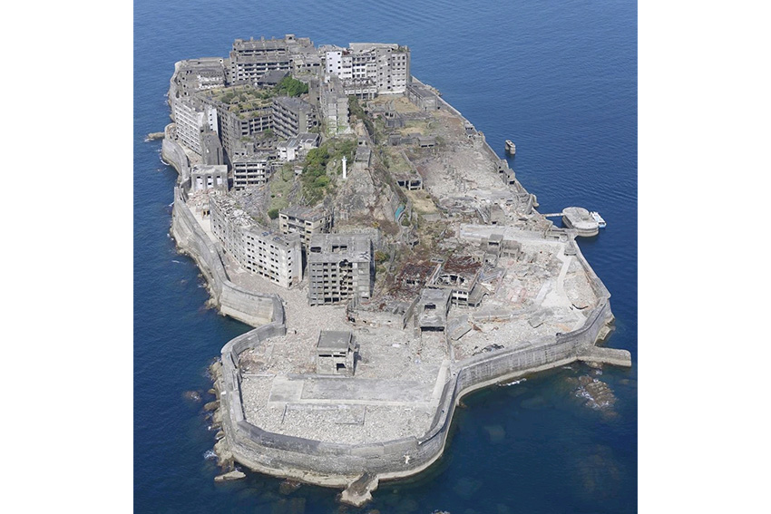 Die verlassene japanische Insel Hashima Battleship Island