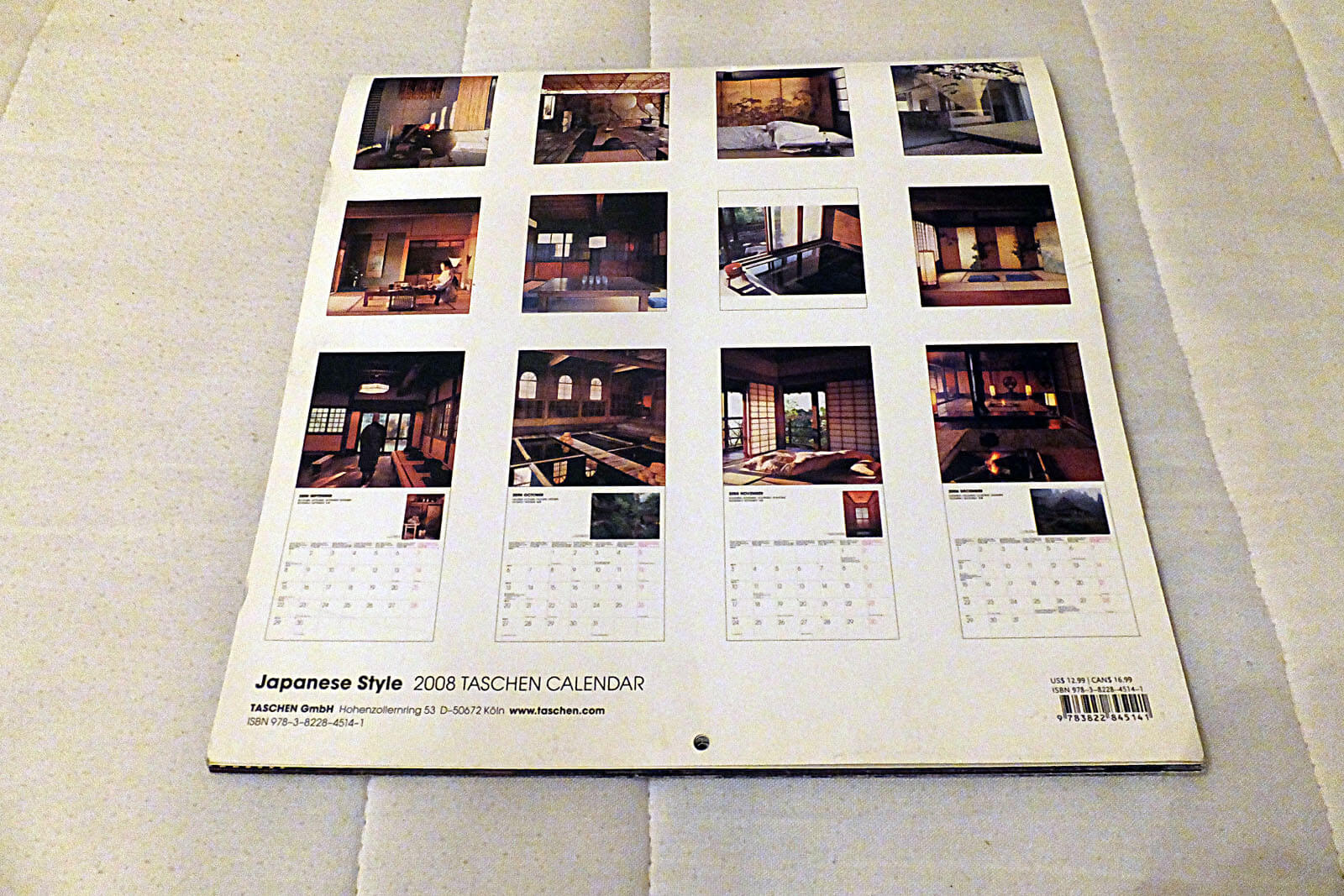 Kalender im japanischen Stil