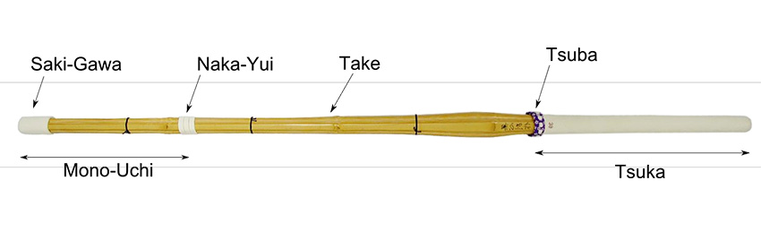 Kendostick - japanischer Schwertkampf Bambusschwert
