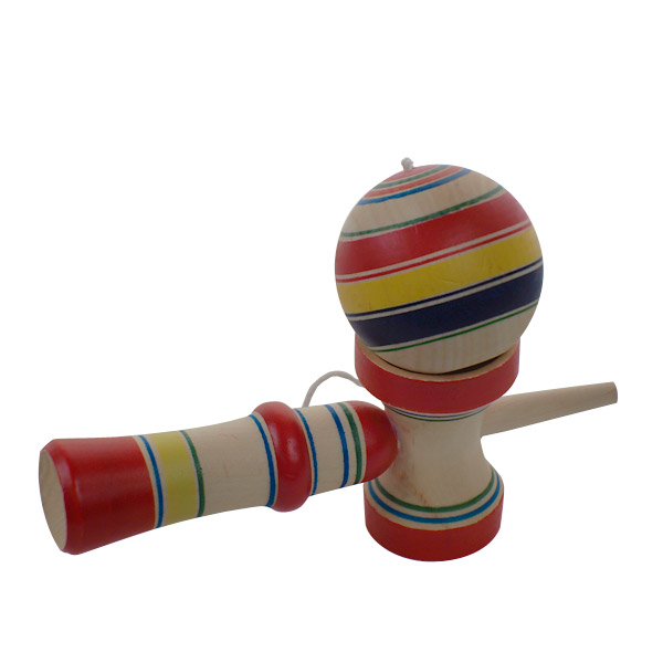 Jumbo Kendama japanisch Traditionell Spiel Lehrreich Geschickt Hölzern Spielzeug 