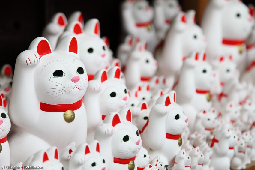 maneki-neko- Winkekatzen