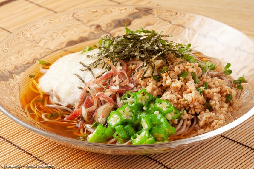 Natto-fermentierte Bohnen aus Japan