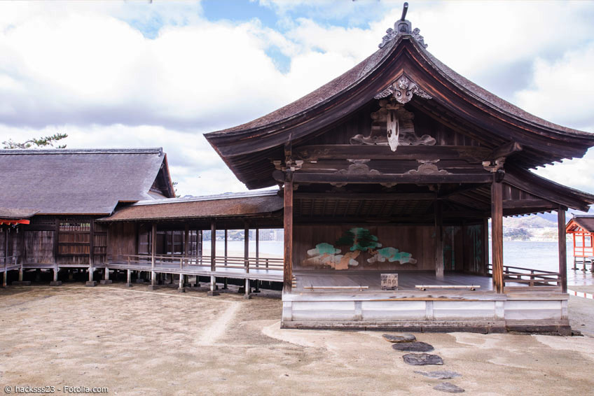 Noh Theater Bühne auf Miyajima