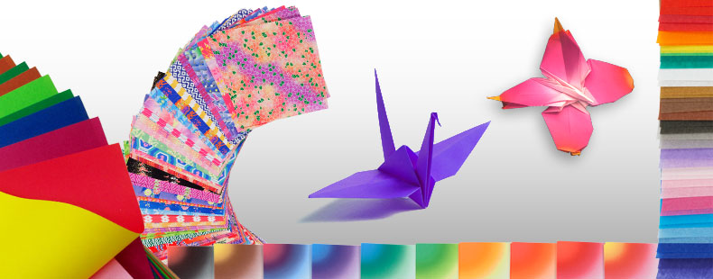 Origamipapier Shibori MIX 35 cm 27 Blatt in 27 Farben 