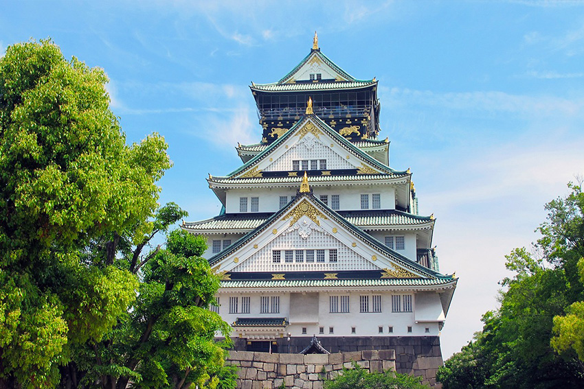 Die schönsten Samurai-Schlösser: Burg Osaka