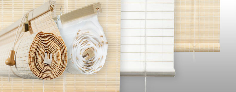 Mit einem Bambusrollo oder einem Papierrollo schaffen Sie einen stilvollen Sonnen- und Sichtschutz für Ihr Schlafzimmer.