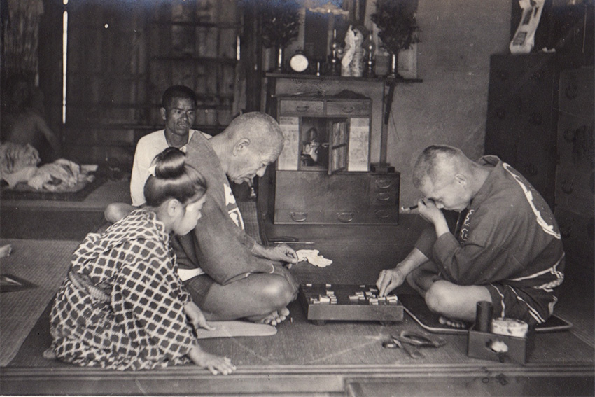 Shogi - japanisches Schach - historisches Foto