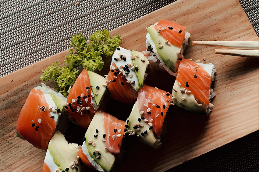  Sushi mit Gomashio Furikake 