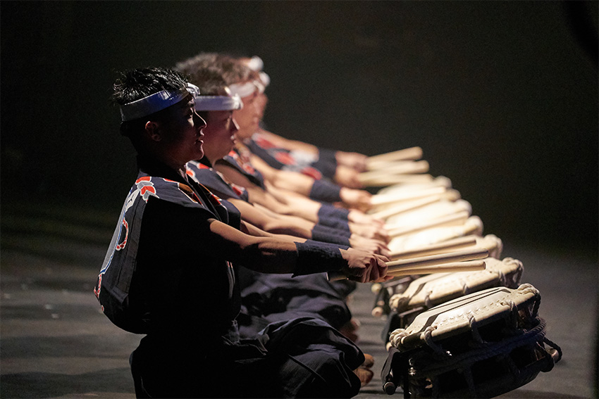  Japanische Trommler – Taiko-Show 