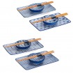 2-er Sushi Set 'Japan Blau Seigaiha / Asanoha'