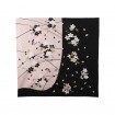 Furoshiki Hanai – Japanisches Tuch mit Kirschblüten in Schwarz und Rosa