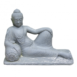 Halbliegender Buddha, Lavaguß