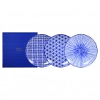 3er-Set Teller - Japan Blau, mittel Geschenkverpackung