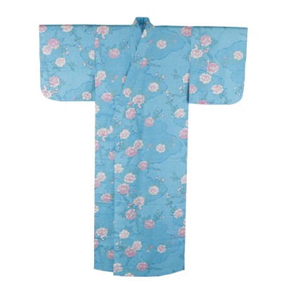 Damen Yukata Kirschblüten auf Wolken