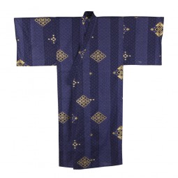 Herren Yukata Baumwolle - Gold und Diamanten