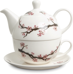 Tee-Set für eine Person Sakura