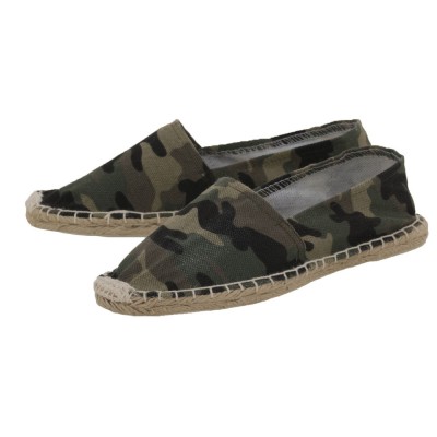 Espadrilles mit Camouflage Muster Canvas Herren und Damen Slipper