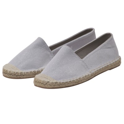 Espadrilles mit Glitzer Canvas Damen Sommerlatschen Slipper