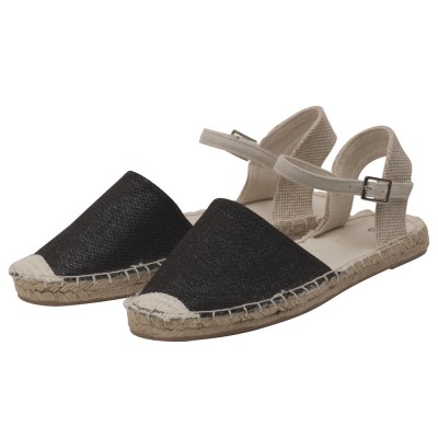 Espadrilles Sandalen Canvas Damen Sommerlatschen