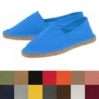 Espadrilles unicolor Canvas Damen und Herren Sommerlatschen