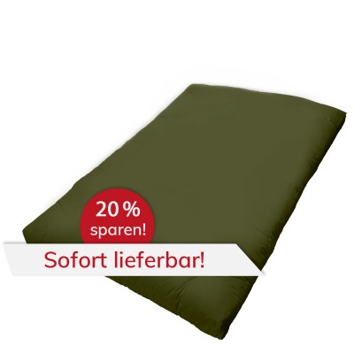 Extrabezug für Futon 13 cm Höhe Tannengrün