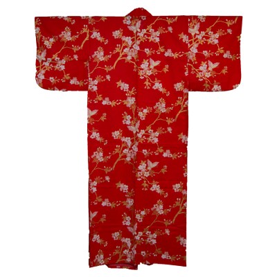 Kimono für Damen - Schmetterlinge und Kirschblüten