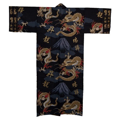 Kimono für Herren - Fuji und Drache