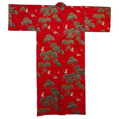Kimono für Herren - Kiefer und Kranich
