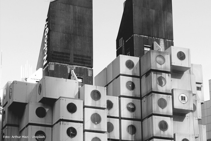 Nakagin Capsule Tower – dem einst visionären Gebäude droht der Verfall