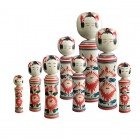 Naruko-Kokeshi mit Drehkopf