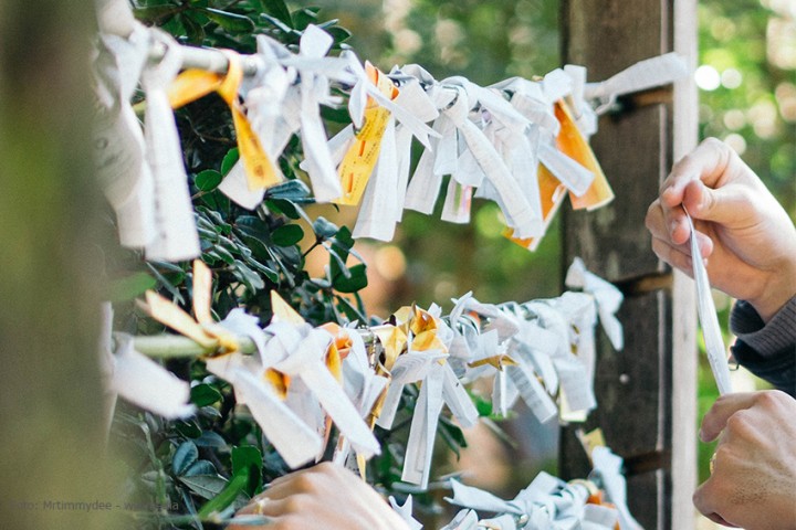 Omikuji – heilige kleine Glückslose aus Japan