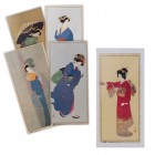 Briefkarte Geisha