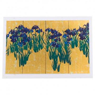 Briefkarte Iris