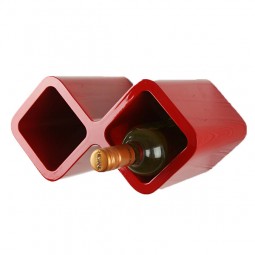 Cube Wine Rack For Two Bottles