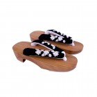Damen Geta Holzsandale Hana Kuroi