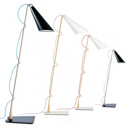 Domus Floor Lamp - Pit Metal