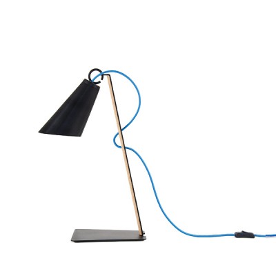 Domus Table Lamp - Pit Metal Black