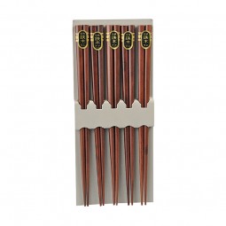 Essstäbchen-Set rund 'Mahagoni'