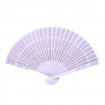 Holzfächer Weiß