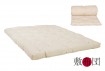 Rollbarer Japan-Futon – Shiatsufuton – Gästefuton aus Baumwolle Natur